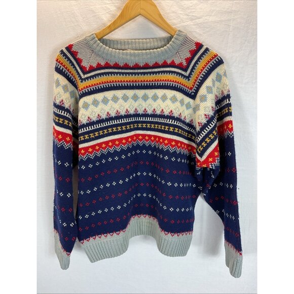 Charles Wolf Other - Vintage Charles Wolf Wool Sweater Size S Multi Colored‎ Cute